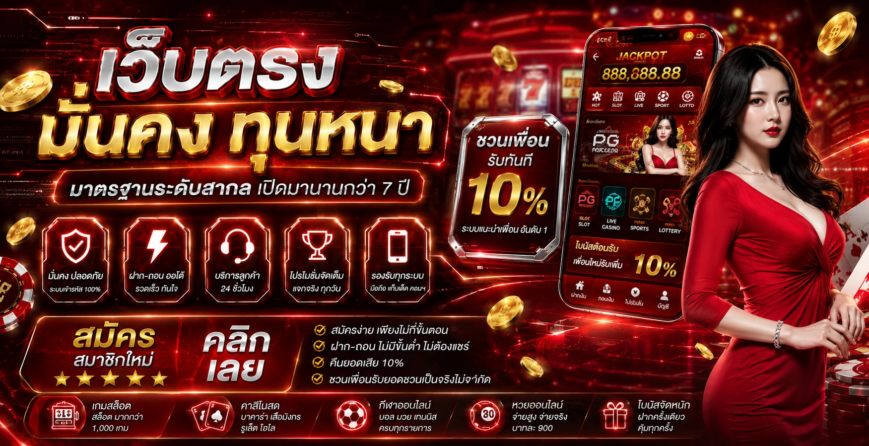 เว็บ 69TH ทางเข้าเล่นสล็อตเว็บตรง สมัครง่าย ฝากไม่มีขั้นต่ำ